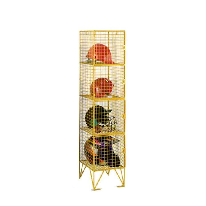 Wire Mesh Locker - Low Four Door